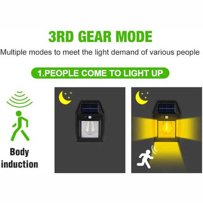 Solar Interaction Wall Lamp - 3 Pcs