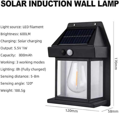 Solar Interaction Wall Lamp - 3 Pcs
