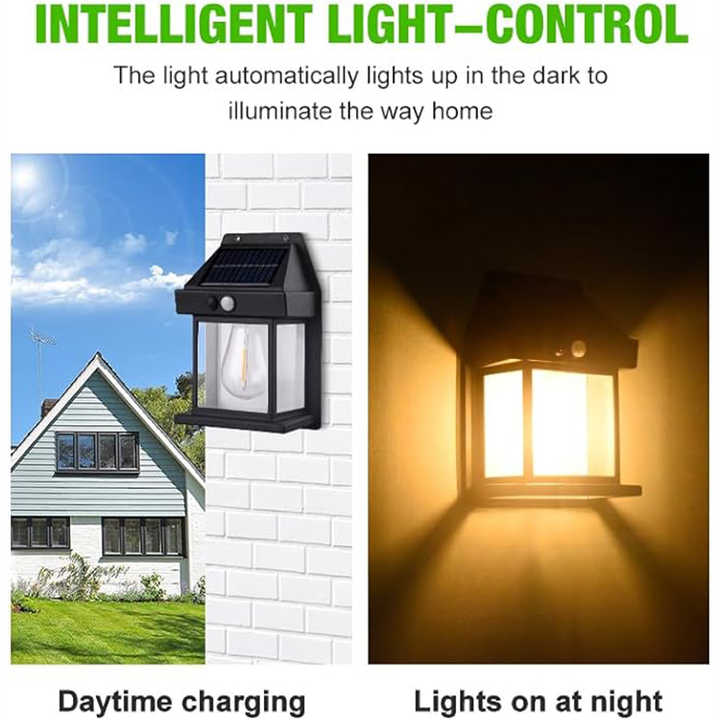 Solar Interaction Wall Lamp - 3 Pcs